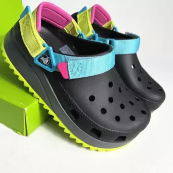 Классические сабо Crocs унисекс для взрослых, тапочки для увеличения роста, обувь на толстой подошве, непромокаемые сандалии, летние уличные пляжные сандалии Sl