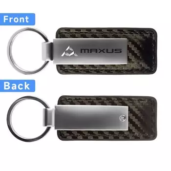 Классический автомобильный брелок из углеродного волокна, металлический кожаный брелок для Maxus D60 Euniq 6 D90 G10 RG10 EG10 G20 G50 Euniq 5 G90 T60