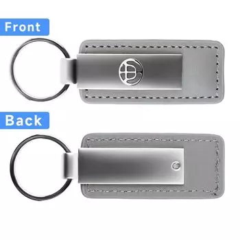 Классический автомобильный брелок из углеродного волокна, металлический кожаный брелок для ключей для Brilliance Zhonghua H330 H530 M1 M2 JinBei 750 F50 Blazer