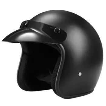 Классический мотоциклетный шлем в стиле ретро Casco 3/4, матовый шлем с открытым лицом, шлем для кафе, гоночного велосипеда, шлем для мужчин и женщин