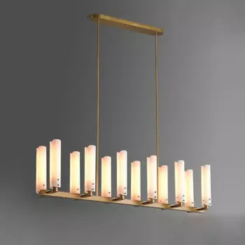 Классический подвесной светильник Ретро скандинавском столовой светильник из латуни стеклянная лампа ресторан отеля светильник подвесной светильник s вилла с украшением в виде кристаллов светильник LB40108