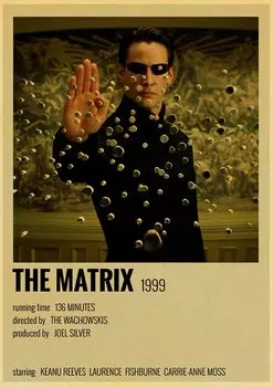 Классический постер The Matrix от snapseed