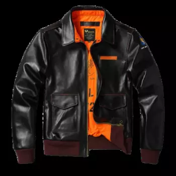 Классическое пальто из конской кожи A 2, винтажная куртка из натуральной кожи Us Air Force, мужская кожаная куртка-бомбер A2, кожаные куртки Aviator Voiis