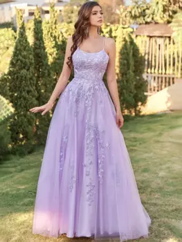 Классическое платье для выпускного вечера без бретелек, бальное платье с кружевной аппликацией, Тюлевое длинное платье принцессы, вечерние платья до пола