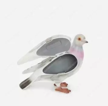 Клатч для голубя, сумка для голубя, кошелек для монет