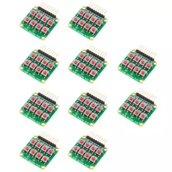 Клавиатура 2X4, клавиатура 4X2, 8 кнопок, V1.00 клавиатура, матричная клавиатура, кнопка для AVR PIC 2X4, модуль AVR PIC, новинка