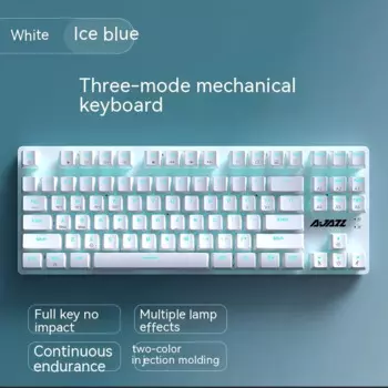 Клавиатура AJAZZ AK40PRO Беспроводная механическая, 2,4 ГГц, 87 клавиш