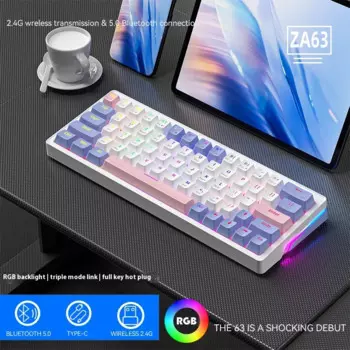 Клавиатура беспроводная механическая, 63 дюйма