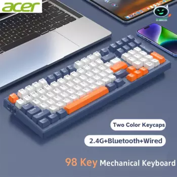 Клавиатура беспроводная Механическая для iPad, 98 клавиш