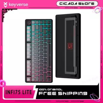 Клавиатура беспроводная Механическая с подсветкой, 75 клавиш, 3 режима