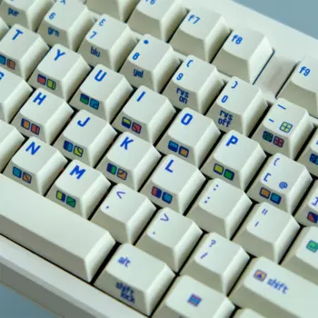 Клавиатура C64 с выгравированными боковыми клавишами, 153 клавиш, профиль Cherry для переключателя Cherry MX 61/64/68/84/96, механическая клавиатура