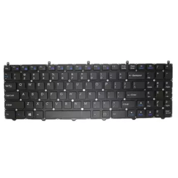 Клавиатура для ноутбука CLEVO W655RB W655RC W655RC1 W655RN W655RZ W655SB W655SC W655SF W655SH W655SJ W655SR W655SZ Black US Edition