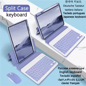 Клавиатура для планшета Fundas iPad Pro 12'9 Pulgadas 2021, чехол-подставка для Teclado iPad Pro 12.9 чехол 2022 2020 2018 Funda Teclado