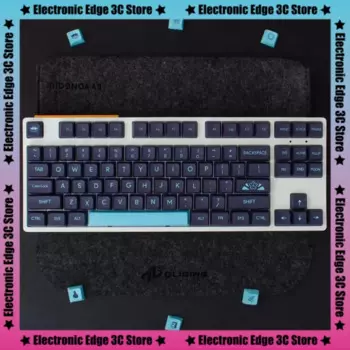 Клавиатура GMK Comet с темно-синей тематикой, 135 клавиш, персонализированная игровая высокомеханическая сублимационная Xda клавиатура для киберспорта Pbt