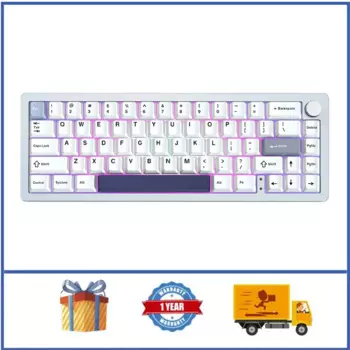 Клавиатура игровая механическая, Bluetooth/2,4 ГГц/Проводная, 66 клавиш