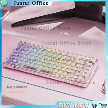 Клавиатура игровая Механическая Проводная/Bluetooth/75% ГГц, 81 клавиша