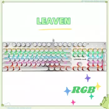 Клавиатура игровая Механическая Проводная с Rgb-подсветкой, 104 клавиш