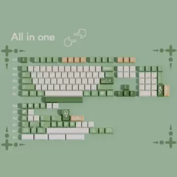 Клавиатура игровая Механическая с 140 клавишами для MX Switch