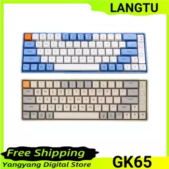 Клавиатура LANGTU GK65 Беспроводная Механическая с Bluetooth, 65 клавиш