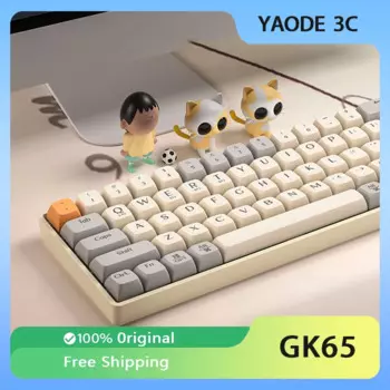 Клавиатура Langtu GK65 Механическая игровая, USB/2,4G/Беспроводная, 65 клавиш