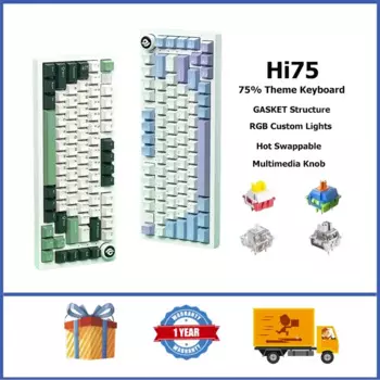 Клавиатура Leobog HI75 Механическая Проводная с RGB-подсветкой, 75% дюйма