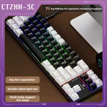 Клавиатура Механическая K710 Проводная с подсветкой, Usb, 71 клавиша