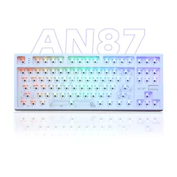 Клавиатура Механическая Проводная AN87, Bluetooth 5,0, 2,4 ГГц, RGB-подсветка