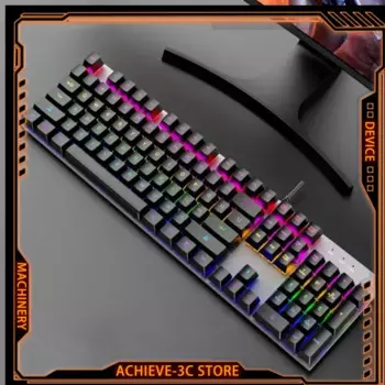 Клавиатура Механическая Проводная с RGB-подсветкой, 104 клавиши
