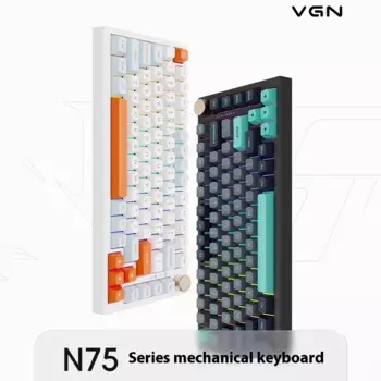 Клавиатура Механическая Vgn N75, 2,4 ГГц/Usb/Bluetooth