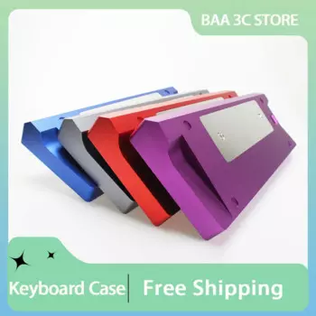 Клавиатура NPKC, высокопрофильная, с ЧПУ, анодированный алюминиевый корпус, индивидуальная механическая клавиатура 60%, игровая клавиатура для GH60 A60