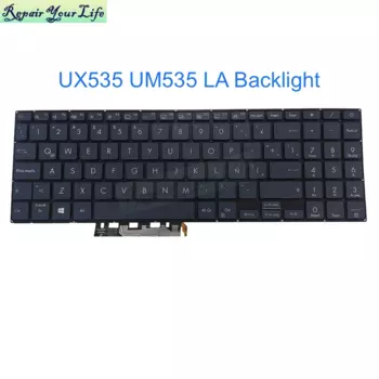 Клавиатура с испанской раскладкой для ноутбука Asus UX535, UM535, UX535L, UX535Q, 9z. Nhabq.a1e 0KNB0-562CLA00