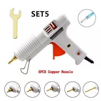 Клеевой пистолет Chanseon 150 Вт, белый