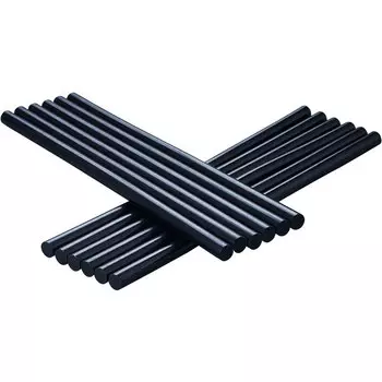 Клеевые стержни AZIYUHEA черные 7/11 мм 270 мм 10 шт