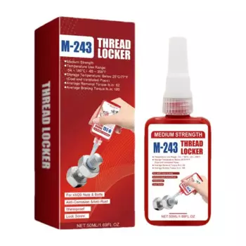 Клей для резьбы, 50 мл, гайки и болты, гайки шкафчика, уплотнители, герметик для автомобильных резьб, герметик для крепежных элементов и винтов