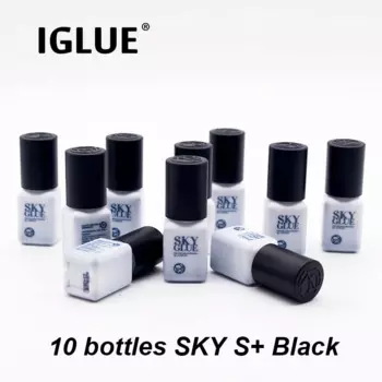 Клей SKY S + для наращивания ресниц, 10 бутылок