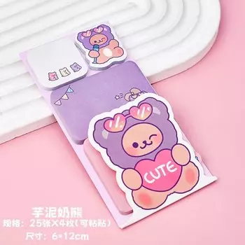 Клейкие блокноты Mengtai с пандами и кроликами