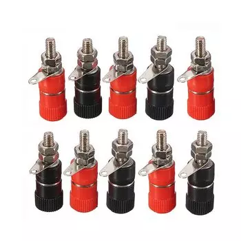 Клемма LAJQTAO JS-910B 4 мм черная