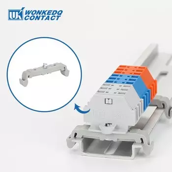 Клеммный блок монтажная ножка WONKEDQ 209-123 для серии 260,261,262 (10 шт.)