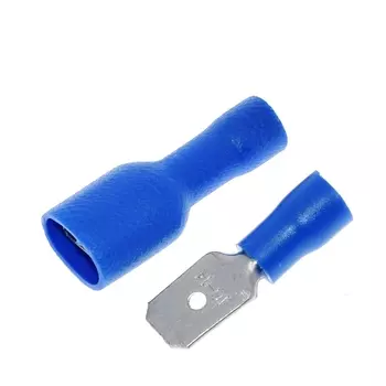 Клеммный блок TZT 50 пар синий красный 6,3 мм