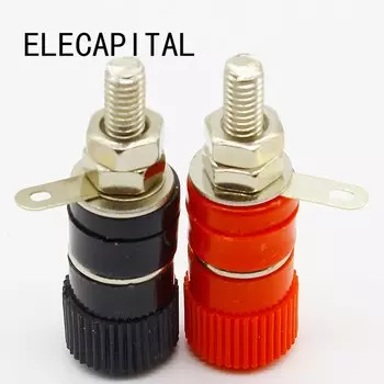 Клеммный зажим ELECAPITAL красный+черный