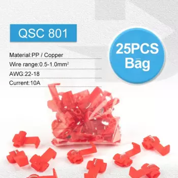 Клеммы для быстрого соединения проводов Scotch Lock 25 шт.