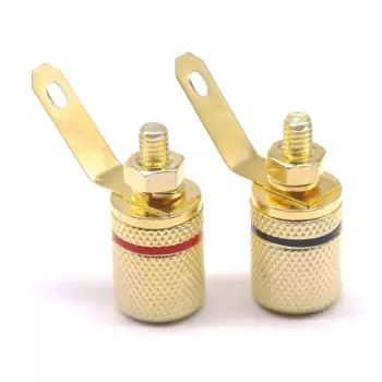 Клеммы Lebeisenf 306 золотистые 4мм