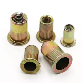 Клепки с плоской метрической резьбой SZJINSHU, цветной цинк, углеродистая сталь, M3 M4 M5 M6 M8 M10 M12