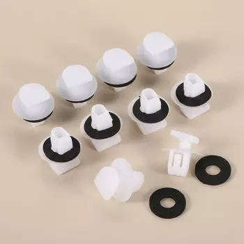 Клипса для заднего фонаря автомобиля для Nissan Rogue Sentra Versa 2007-11 2012-17, клипсы для заднего фонаря и корпуса 26398-ED000, 10 шт./партия