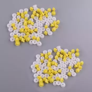 Клипсы Автомобильные пластиковые для молдинга дверей, 100 шт./компл.