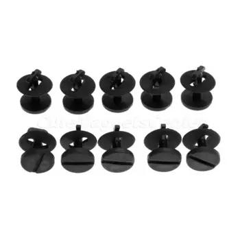 Клипсы для автомобильного ковра, 10 шт., для BMW E36 E46 3 серии E38 E39 5 и 7 серий, застежки (поворотный замок с шайбой)