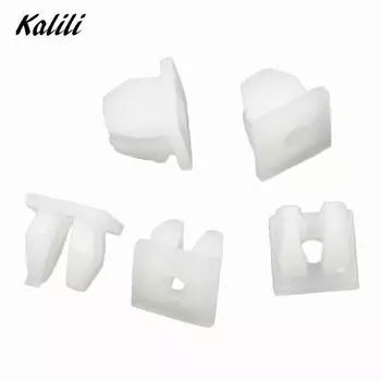 Клипсы для гайки с квадратной головкой, пластиковые, белые фиксаторы, аксессуары для отделки автомобиля, монтажные защелки