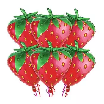 Клубничные шары Popdropparty 6 шт