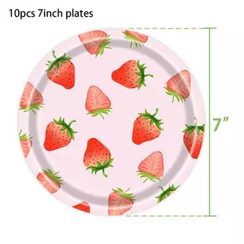 Клубничный баннер для праздника BOUSSAC