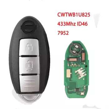 Ключ BB для 3) NP300 Tiida Micra Juke Sentra Patrol Note Navara 433 МГц ID46 Чип CWTWB1U825 TWB1G662 с логотипом Дистанционный автомобильный ключ